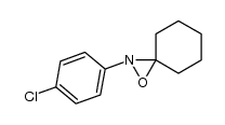 2-(4-chloro-phenyl)-1-oxa-2-aza-spiro[2.5]octane结构式