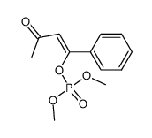 phosphoric acid dimethyl ester-(3-oxo-1-phenyl-but-1-enyl ester) Structure