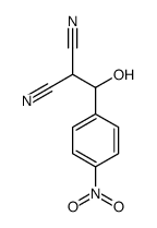 2-[hydroxy-(4-nitrophenyl)methyl]propanedinitrile Structure