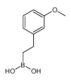 2-(3-methoxyphenyl)ethylboronic acid结构式