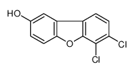 6,7-dichlorodibenzofuran-2-ol结构式