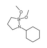 1-Aza-2-silacyclopentane, 1-cyclohexyl-2,2-dimethoxy- picture