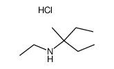 ethyl-(1-ethyl-1-methyl-propyl)-amine, hydrochloride Structure