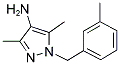 3,5-DIMETHYL-1-(3-METHYL-BENZYL)-1H-PYRAZOL-4-YLAMINE structure