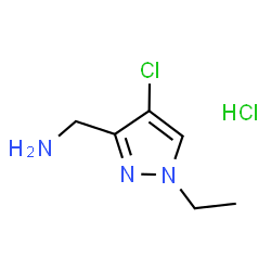 C -(4-CHLORO-1-ETHYL-1 H -PYRAZOL-3-YL)-METHYLAMINE Structure