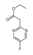 Ethyl 2-(5-fluoropyrimidin-2-yl)acetate Structure