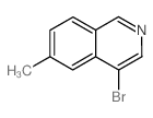 4-溴-6-甲基异喹啉结构式