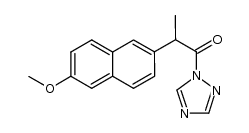 (R,S)-N-2-naproxenyl-1,2,4-triazole Structure