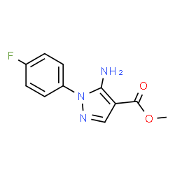 Methyl 5-amino-1-(4-fluorophenyl)-1H-pyrazole-4-carboxylate图片