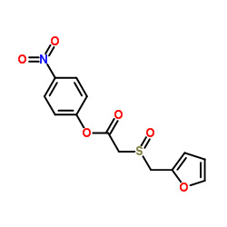 p-nitrophenyl 2-(furfurylsulfinyl)acetic acid picture