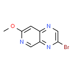 3-Bromo-7-methoxypyrido[3,4-b]pyrazine Structure