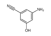 3-Amino-5-hydroxybenzonitrile结构式