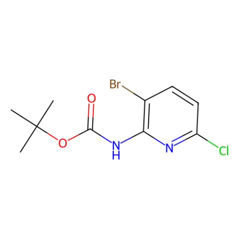 tert-butyl N-(3-bromo-6-chloropyridin-2-yl)carbamate图片