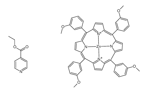 Zn((MeOC6H4)4C20H8N4)(EtOCOC5H4N) Structure