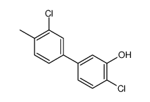 2-chloro-5-(3-chloro-4-methylphenyl)phenol结构式