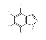 4,5,6,7-tetrafluoro-1H-indazole Structure