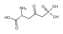 4-oxo-5-phosphononorvaline Structure