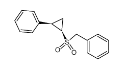 cis-1-Benzylsulfonyl-2-phenylcyclopropane Structure