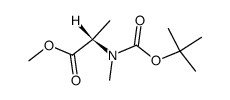 Boc-Ala(N-Me)-OMe structure