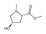 (R)-1-METHYL-4-HYDROXY-L-PROLINE METHYL ESTER Structure