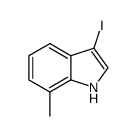 3-iodo-7-methyl-1H-indole结构式