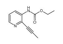 ethyl-2-(1-propyn-1-yl)-3-pyridyl carbamate结构式