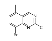 8-Bromo-2-chloro-5-methylquinazoline结构式