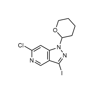 6-Chloro-3-iodo-1-tetrahydropyran-2-yl-pyrazolo[4,3-c]pyridine picture