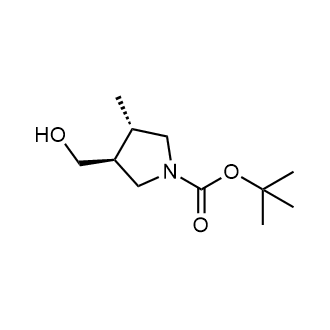 (3S,4S)-3-(羟甲基)-4-甲基吡咯烷-1-羧酸叔丁酯图片