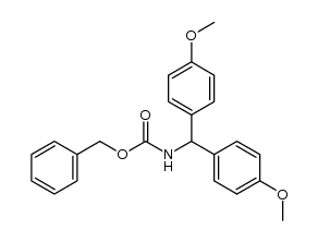 benzyl (bis(4-methoxyphenyl)methyl)carbamate结构式