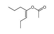 acetic acid-(1-propyl-but-1-enyl ester) Structure