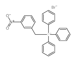 Phosphonium,[(3-nitrophenyl)methyl]triphenyl-, bromide (1:1) structure