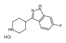 6-fluoro-3-(piperidin-4-yl)-1H-indazole hydrochloride图片