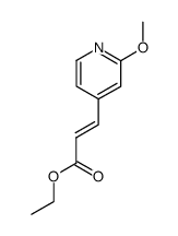 ethyl 3-(2-methoxypyridin-4-yl)acrylate Structure