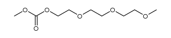 2-[2-(2-methoxyethoxy)ethoxy]ethyl methyl carbonate Structure