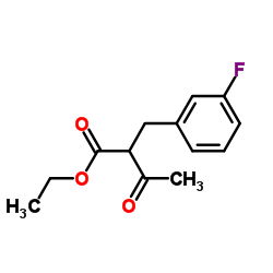 Ethyl 2-(3-fluorobenzyl)-3-oxobutanoate Structure