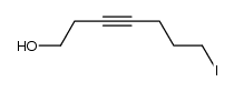 7-iodo-3-heptyn-1-ol Structure