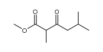 methyl 2,5-dimethyl-3-oxohexanoate Structure