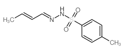 Benzenesulfonic acid,4-methyl-, 2-(2-buten-1-ylidene)hydrazide picture