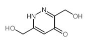 3,6-bis(hydroxymethyl)-1H-pyridazin-4-one结构式