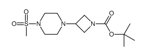 3-[4-(METHYLSULFONYL)-1-PIPERAZINYL]-1-AZETIDINECARBOXYLIC ACID 1,1-DIMETHYLETHYL ESTER picture