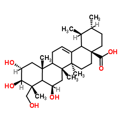 Madecassic acid Structure