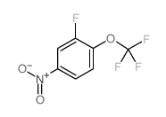 2-Fluoro-4-nitro-1-(trifluoromethoxy)benzene结构式