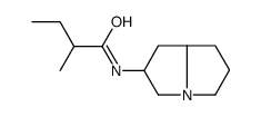 N-(2,3,5,6,7,8-hexahydro-1H-pyrrolizin-2-yl)-2-methylbutanamide Structure