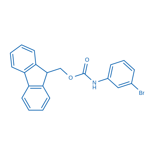 (9H-Fluoren-9-yl)methyl (3-bromophenyl)carbamate structure