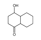 4-hydroxy-3,4,4a,5,6,7,8,8a-octahydro-2H-naphthalen-1-one结构式