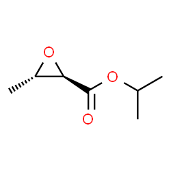 Oxiranecarboxylic acid, 3-methyl-, 1-methylethyl ester, (2R,3S)- (9CI)结构式