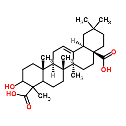 3-羟基-12-齐墩果烯-23,28-二酸图片