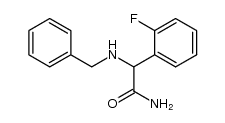 2-(benzylamino)-2-(2-fluorophenyl)acetamide Structure