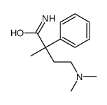 4-(Dimethylamino)-2-methyl-2-phenylbutyramide Structure